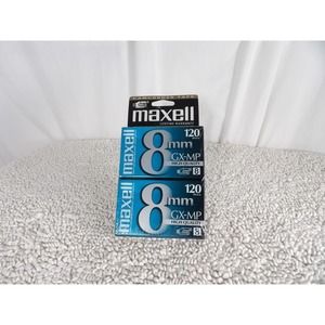 Pack Of 2 Maxwell 8mm GX-MP High Quality Metal Camcorder Videotape Tapes